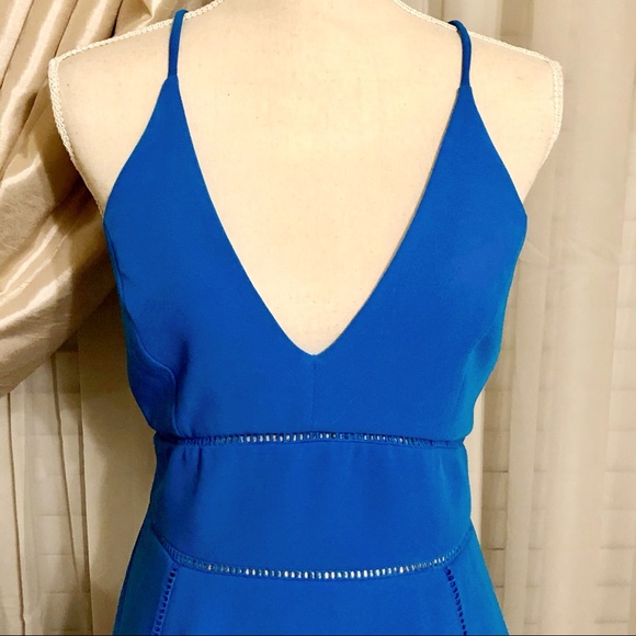 Adelyn Rae Peacock Blue Dress - Picture 2 of 3